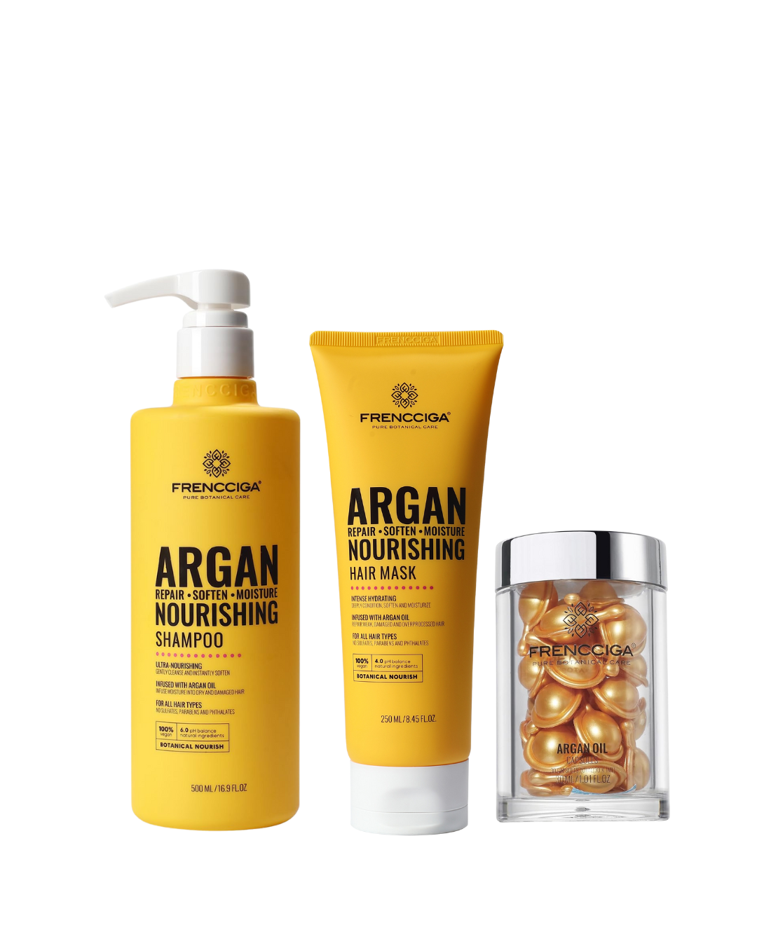 Kit de Lujo Reparación & Luminosidad – Frencciga Argán
