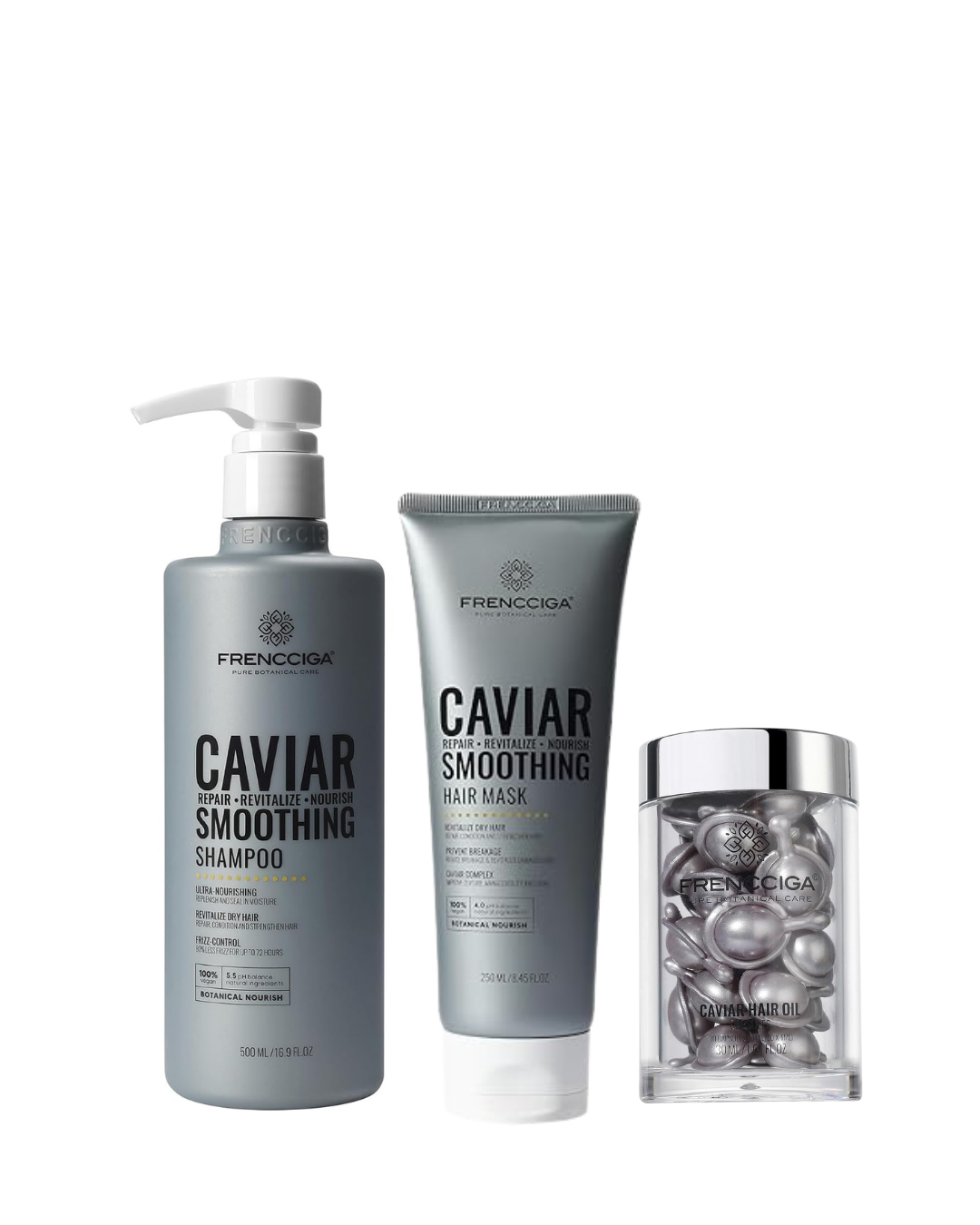 Kit de Lujo Hidratacion & Fuerza y Suavidad  Frencciga Caviar