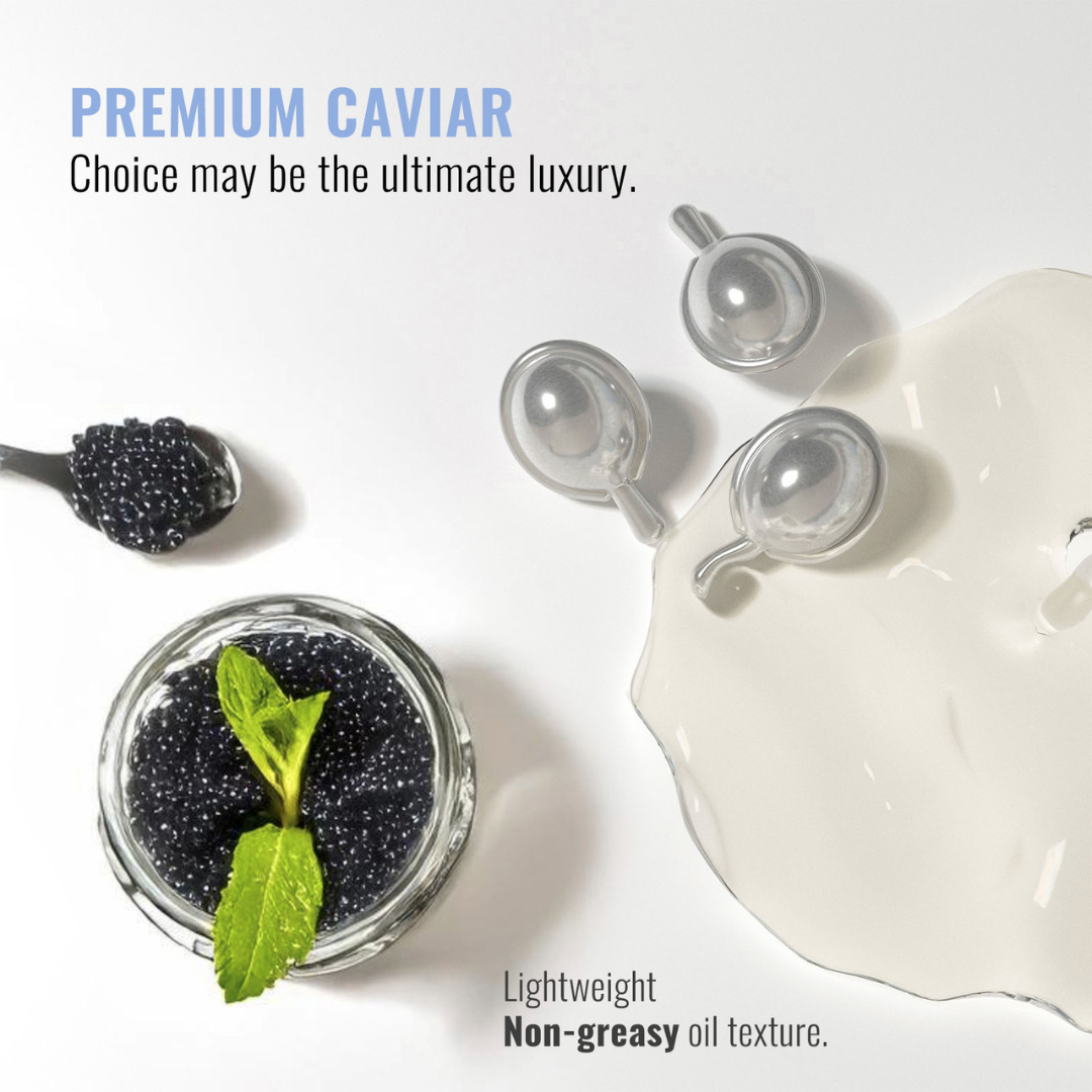 Cápsulas de Aceite Capilar con CAVIAR