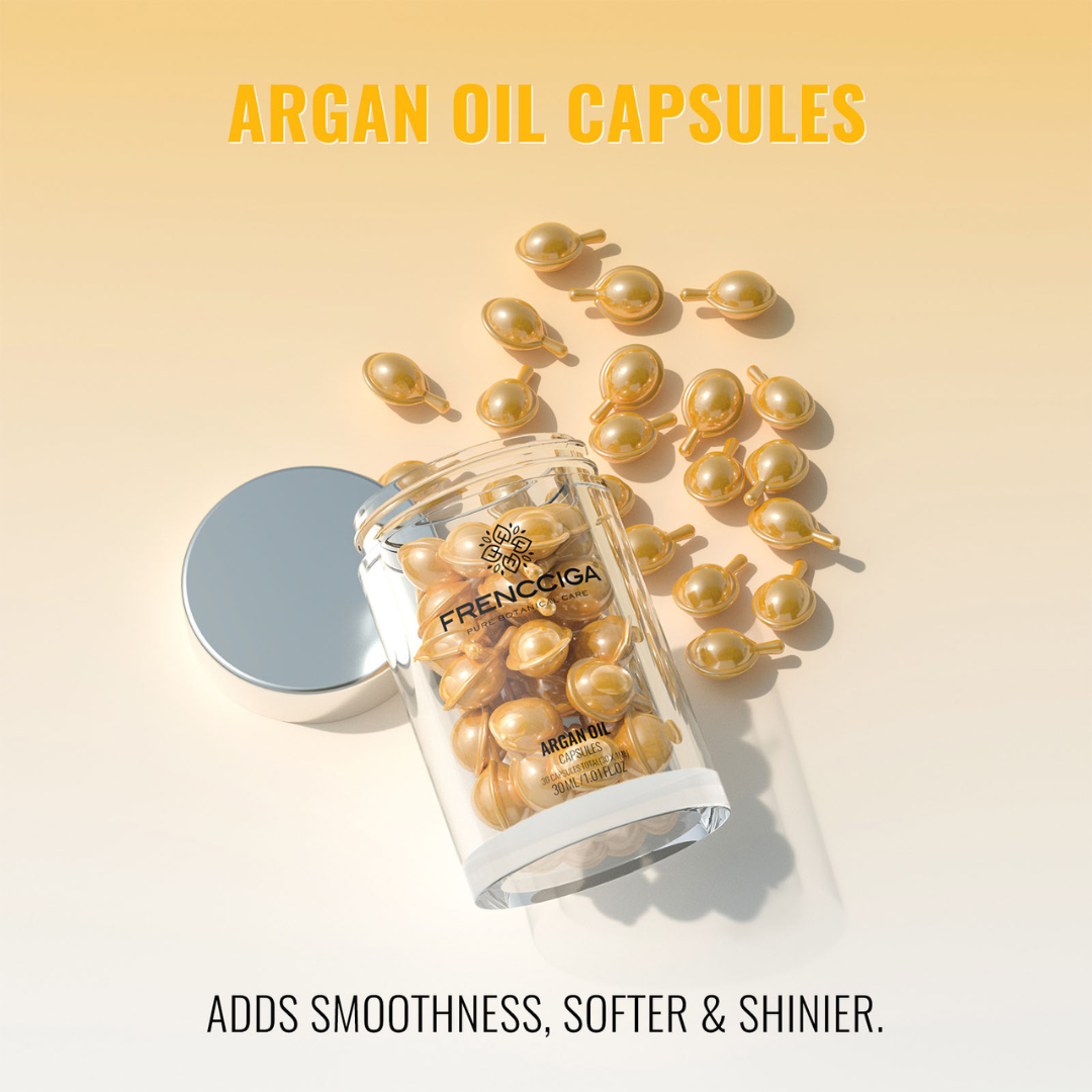 Cápsulas de Aceite Capilar con Argan