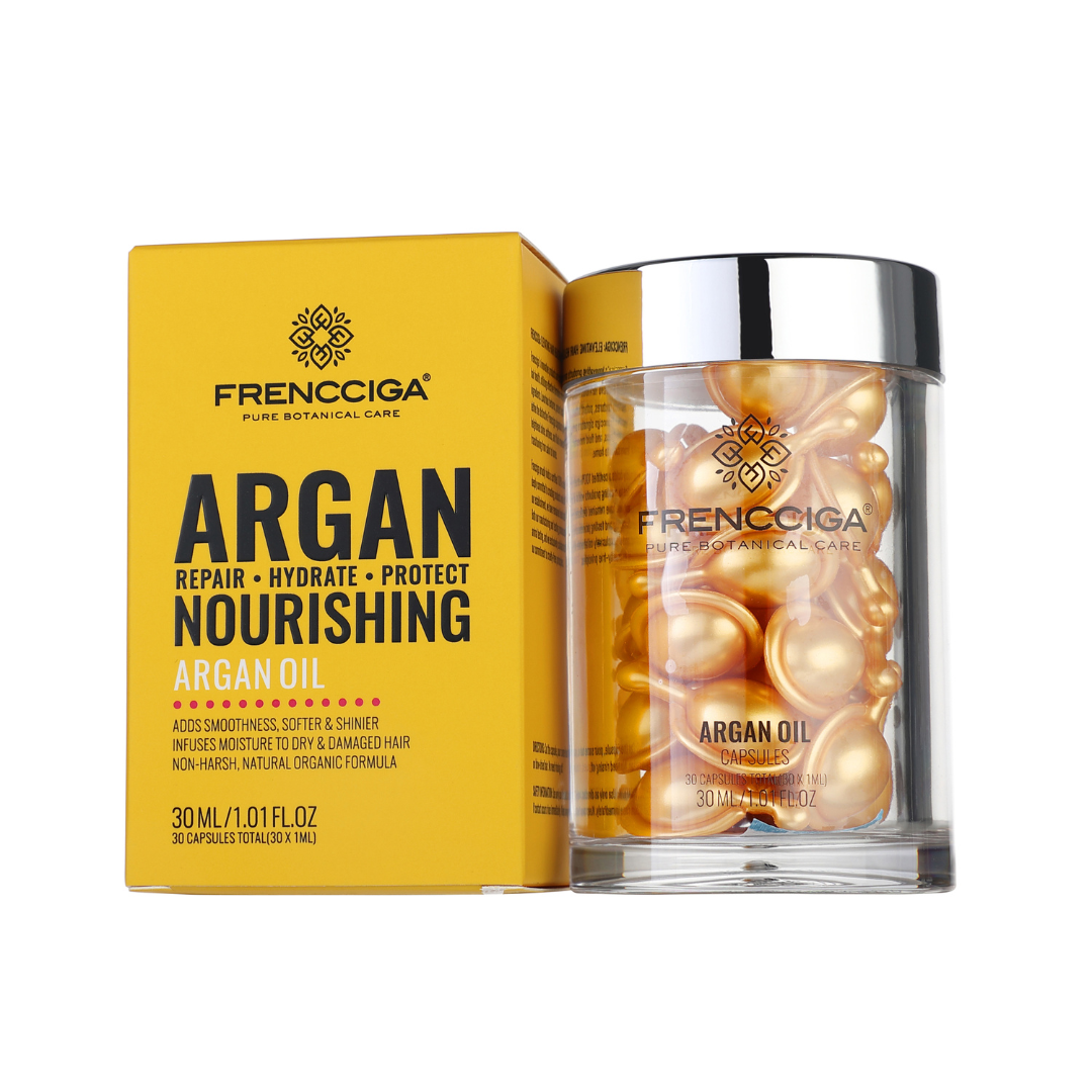 Cápsulas de Aceite Capilar con Argan