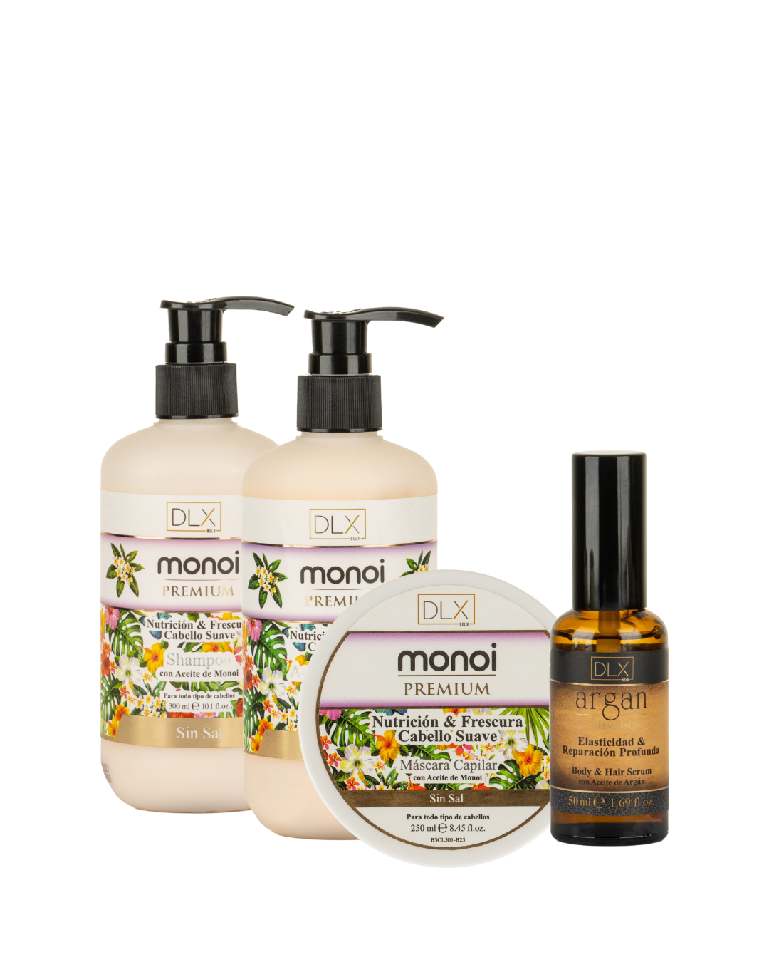 Rutina Anti Frizz, Brillo & Suavidad  4 pasos